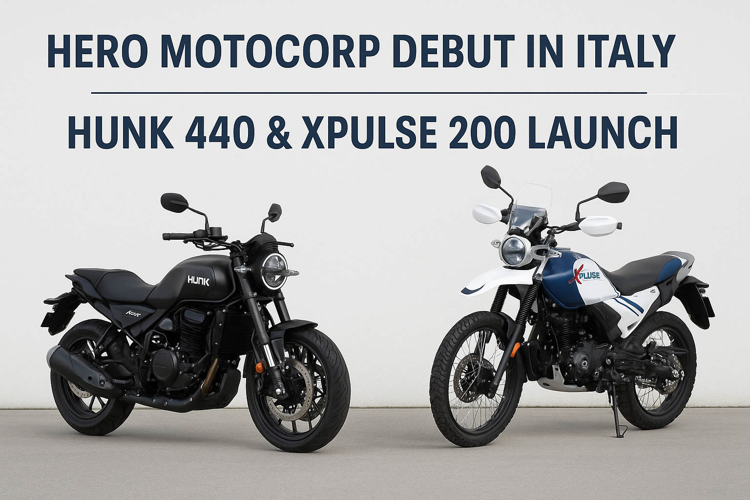 Hero MotoCorp enters Italy with Euro 5+ motorcycles